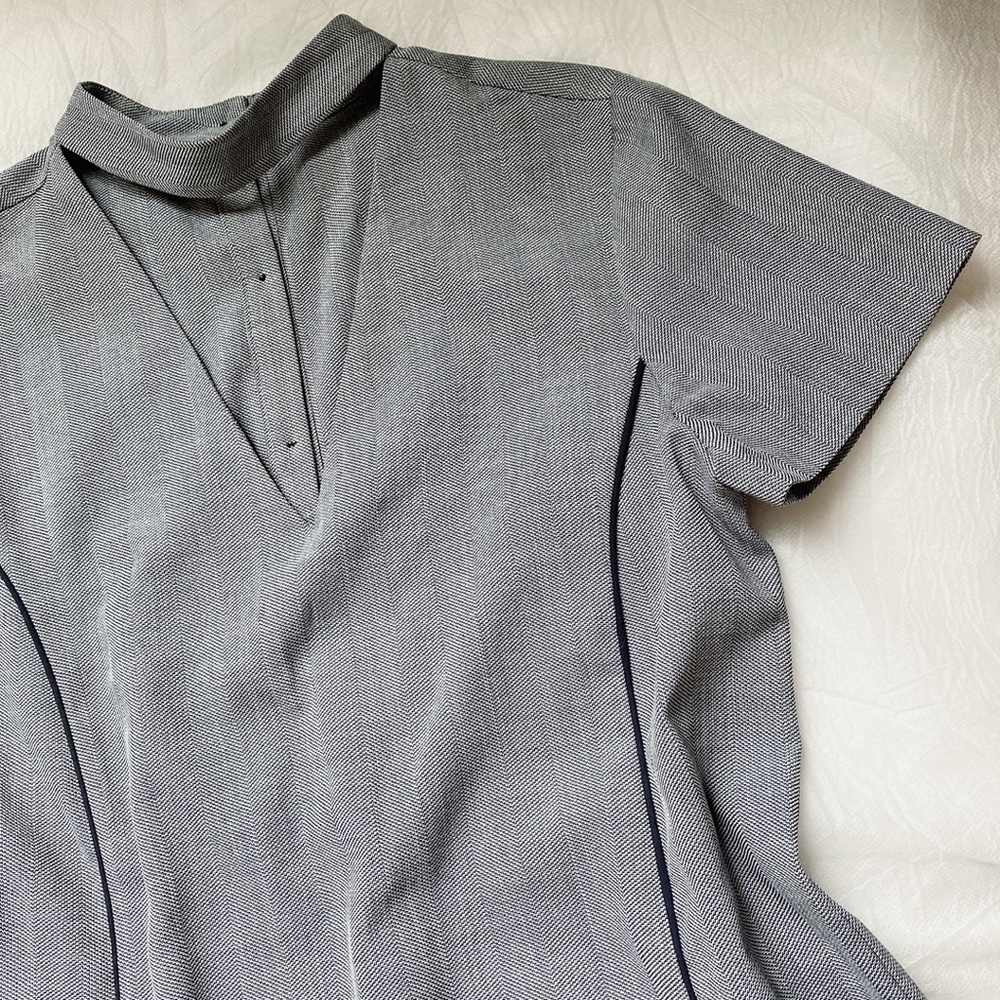 Zara V-Neck Dress With Choker Size S (EUC) - Picture 6 of 8